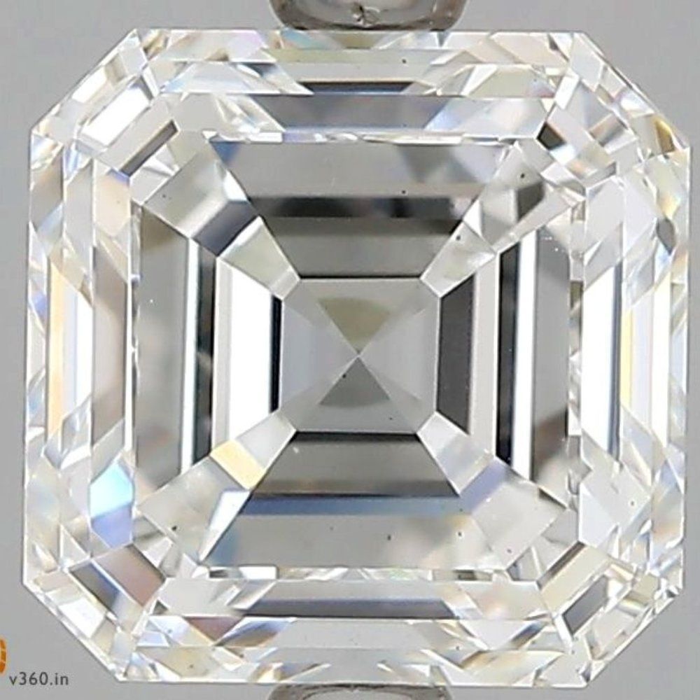 IGI Asscher Cut 2.50ct G VS1 EX VG None Certified Lab Grown Diamond